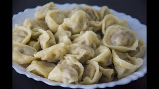 Pelmeni Rezept  Russische Teigtaschen  пельмени [upl. by Faxan761]