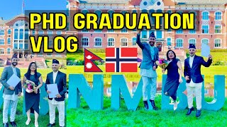 PhD Graduation Vlog  ३ जना नेपालीले नर्वेको विश्वविद्यालयबाट यसरी लिए ३ फरक बिषयमा विद्यावारिधि [upl. by Felske]