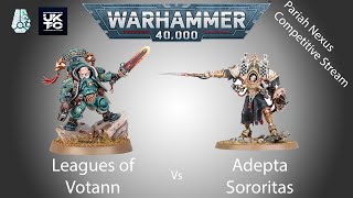 Adepta Sororitas Vs Leagues of Votann Competitive Pariah Nexus Battle Report [upl. by Frannie]