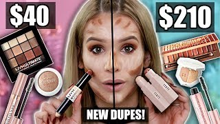 NEW CHEAP Drugstore Dupes for VIRAL HIGH END Makeup [upl. by Lilyan]