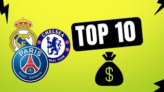 TOP 10 Transfer Spenders REVEALED  Number 2 Will SHOCK You [upl. by Artimid]