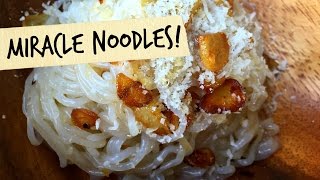 Miracle Noodles  Review amp Recipe Aglio e Olio  Vlognoms [upl. by Gorlicki978]