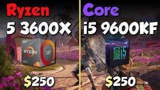 Ryzen 5 3600X vs i5 9600KF Test in 10 Games [upl. by Thrasher]