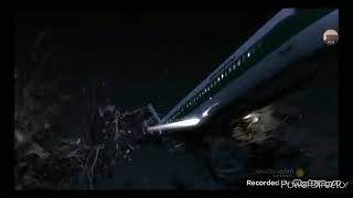 Alitalia flight 404 crash [upl. by Towland]