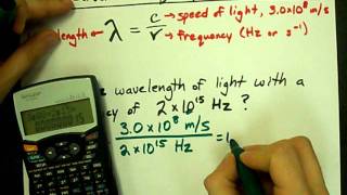 How to Convert Frequency to Wavelength [upl. by Ahmad]