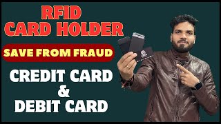 RFID Card Holder Save Credit Card amp Debit Card from Fraud🔥 [upl. by Irtak382]