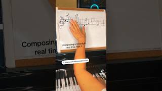 Composing a melody in real time Part 1 anamariafusukommiditeaches musiccomposition musicteaching [upl. by Nirag]