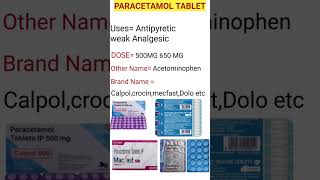 Paracetamol tablet uses in hindi [upl. by Hama491]