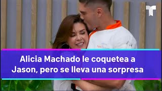 Top Chef VIP  Alicia Machado le coquetea a Jason  Telemundo 39 [upl. by Bluhm]