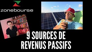 9 sources de revenus passifs [upl. by Ramey396]