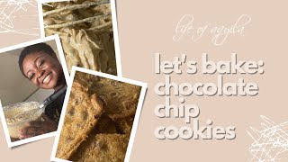 lets bake chocolate chip cookies  life of aqyila [upl. by Pillyhp]