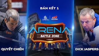 TRẦN QUYẾT CHIẾN VS DICK JASPERS  BÁN KẾT 1 ARENA BATTLE ZONE 2024 [upl. by Tannenwald]