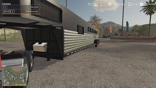 FS19 Mods Review Horse Trailer Custom Mod PC 2021 [upl. by Ojillek]