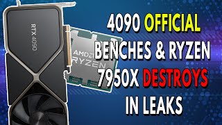 RTX 4090  More OFFICIAL Benchmarks  Ryzen 7950X DESTROYS Everything In Benchmarks [upl. by Sivek]