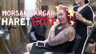 MORSAN FÄRGAR HÅRET [upl. by Britni]