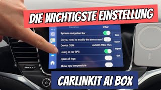 Carlinkit AI Box GPS vom Auto nutzen [upl. by Carree]