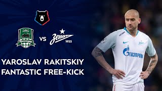 Yaroslav Rakitskiys superb freekick vs FC Krasnodar [upl. by Anilat]