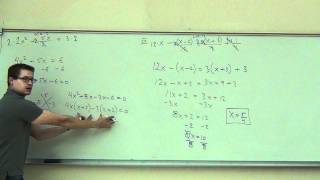 Intermediate Algebra Lecture C1 Part 11 [upl. by Leia]