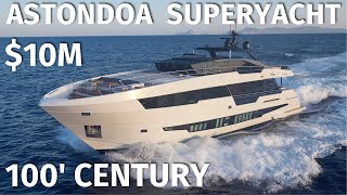 10000000 ASTONDOA 100 CENTURY SuperYacht WALKTHROUGH Yacht with SPECS Outtakes at the End [upl. by Wendelin995]