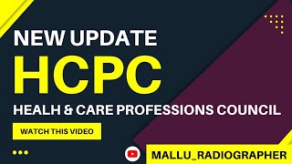 HCPC UPDATE  HEALTH AND CARE PROFESSIONALS COUNCIL HCPC Registration English Infovlog hcpc [upl. by Rahm598]