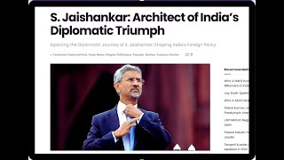 Why Jaishankar Is India’s Most Powerful Diplomat [upl. by Roeser319]