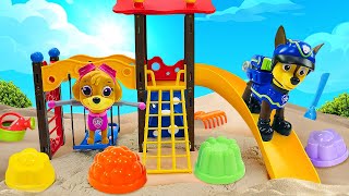 Spielzeug Kindergarten auf Deutsch Wir spielen mit der Paw Patrol 2 Folgen am Stück [upl. by Notxam]