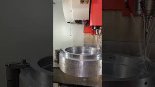 300 MM THICKNESS RING THRU DRLLING ON VMC BFW 60 CHAKRAvmc machine engineering [upl. by Einnok]