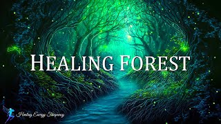 HEALING FOREST AMBIENCE  432Hz  963Hz Law Of Attraction  Raise Consciousness amp Manifest Miracles [upl. by Rybma]