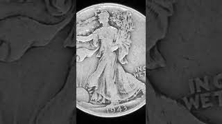 1943 United States Walking Liberty Silver Half Dollar Fifty cents coin [upl. by Hedgcock]