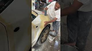 Maruti Suzuki SXS Car Fender Paint Paerl White carcare7896 carpaintingservice shorts [upl. by Shuler]