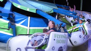 Flying Bobs  OffOn ride  Great Allentown Fair 2014 [upl. by Dnalsor255]