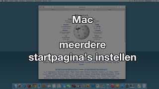 Meerdere startpaginas instellen VideoBytes  Mac [upl. by Cati]