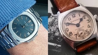 A Watch Collection of Vintage Wittnauer Max Bill Junghans amp A Patek Nautilus  COLLECTION REVIEW [upl. by Imoyik201]