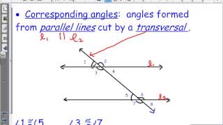 Angle Pairs 8th Grade Math [upl. by Oigile]