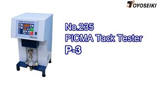 PICMA Tack Tester P3 Rubber Tack Tester  235 [upl. by Oniliuqnart]