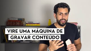 Como perder o MEDO de gravar conteúdo 3 Dicas rápidas e simples [upl. by Devad]