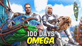 I Spent 100 Days In ARK Omega The Largest ARK Mod To Ever Exist [upl. by Rahcir556]