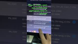 How to check expiration date OPEN VPN in pfsense firewall shorts [upl. by Karine]