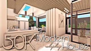 BLOXBURG 50K MODERN ROLEPLAY HOUSE  NOGAMEPASS [upl. by Dronel]