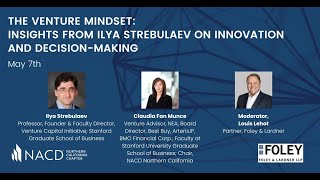 The Venture Mindset Insights from Ilya Strebulaev on Innovation and DecisionMaking [upl. by Oiramaj]