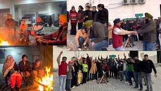 Aaj Mere Peke Ghar ja Ke Manayi Lohri 🥰 laggiyaan poriyaan ronakaan [upl. by Iclehc]