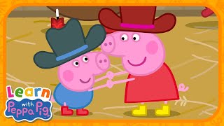 Learn How To Dance With Peppa Pig 💃 Educational Videos for Kids 📚 Learn With Peppa Pig [upl. by Rosane422]