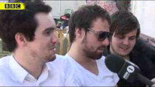 Panic at the Disco interviewed at Reading Festival 07 [upl. by Gehlbach]