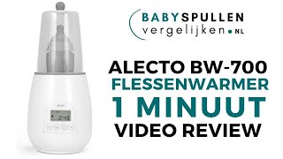 Alecto flessenwarmer BW700 review nederlands [upl. by Bihas402]