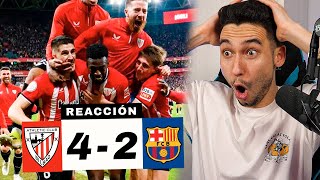 REACCIONANDO al Athletic Club vs Barcelona 42  ELIMINADOS [upl. by Atinit]