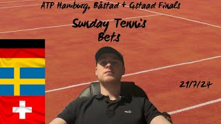 Tennis Picks 2172024  ATP HamburgGstaad And Båstad Finals [upl. by Dreda]