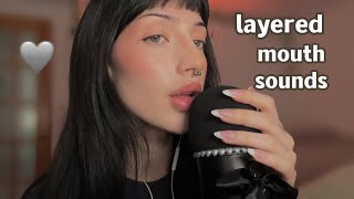 ASMR ⋆୨୧˚ 30 min of layered mouth sounds no talking [upl. by Imehon]