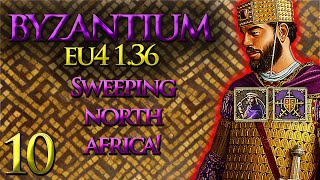 Sweeping North Africa  Byzantium Lets Play  EU4 136  Part 10 [upl. by Glogau]