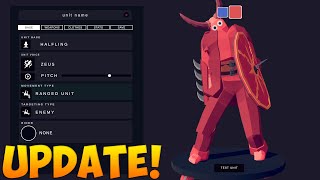 UNIT CREATOR TABS ► Totally Accurate Battle Simulator BETA [upl. by Verlie918]