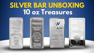 Unboxing Silver Bars Exploring Premium 10 oz Bars from Top Mints [upl. by Yusuk938]